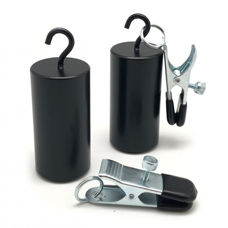 The Red Poids pour seins / Ballstretcher 400g avec pinces - 2 pièces